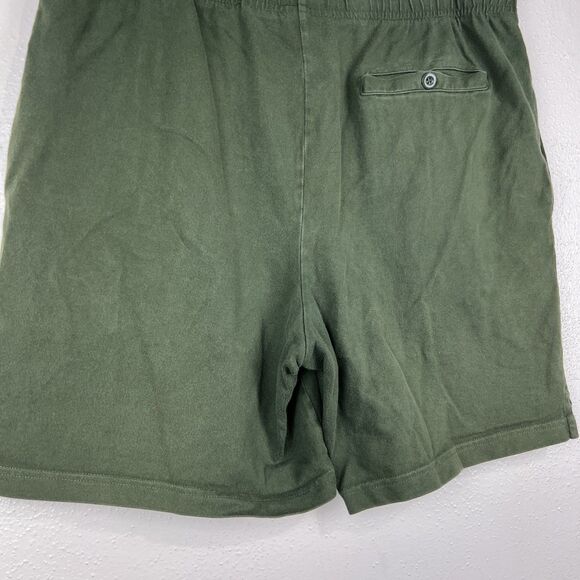 Lands' End Shorts Men Large 36-38 Green Pull On Drawstring Casual Lounge Bottoms - Picture 12 of 14
